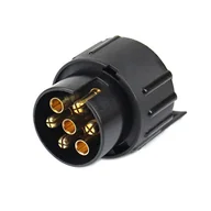 Akcesoria do układu elektrycznego - AMiO 01254 Adapter przyczepy 7/13 pin AMI-01254 - miniaturka - grafika 1