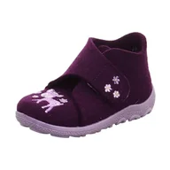 Kapcie damskie - Superfit Happy OCTI Kapcie, fioletowe 8500, 28 EU szerokie, Fioletowy 8500, 28 EU Weit - miniaturka - grafika 1