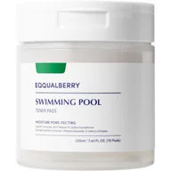 Maseczki do twarzy - Eqqualberry Swimming Pool Toner, Nawilżające płatki do twarzy - miniaturka - grafika 1