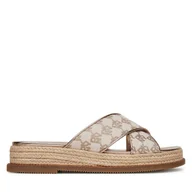 Espadryle damskie - Espadryle DKNY K1564874 Beżowy - miniaturka - grafika 1
