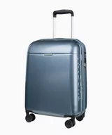 Walizki - PUCCINI Kabinowa niebieska walizka z policarbonu - miniaturka - grafika 1