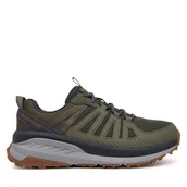 Buty trekkingowe męskie - Trekkingi Skechers Switch Back-Venture Seeker 237686/GRMT Khaki - miniaturka - grafika 1