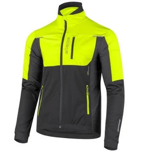 Męska kurtka softshellowa Etape Strong 2.0 Rozmiar: XXXL / Kolor: czarny/żółty - Kurtki męskie - miniaturka - grafika 1