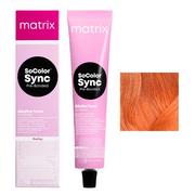 Farby do włosów i szampony koloryzujące - Matrix SoColor Sync, alkaiczny toner do włosów z technologią Pre-Bonded, 8RC+, 90ml - miniaturka - grafika 1