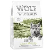 Sucha karma dla psów - Little Wolf of Wilderness Junior "Green Fields" (bez zbóż) - 5 x 1 kg - miniaturka - grafika 1