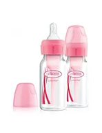 Butelki dla niemowląt - Dr Brown's Butelka standard Options+ 120ml 2 pak różowa - miniaturka - grafika 1