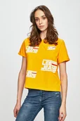 Koszulki i topy damskie - LEE CROPPED GRAPHIC DAMSKI T-SHIRT KOSZULKA RADIANT YELLOW L44TEPLG 112109987 - Lee - miniaturka - grafika 1