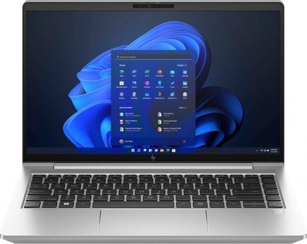 HP EliteBook 640 G10 Notebook - Wolf Pro Security - 180deg-Scharnierdesign - Intel Core i5 1335U / 1.3 GHz - Win 11 Pro - Intel Iris Xe Grafikkarte - 16 GB RAM - 512 GB SSD NVMe - 35.6 cm 14