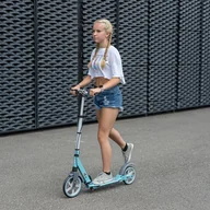 Hulajnogi - HM229 L.BLUE HULAJNOGA Z HAMULCEM TARCZOWYM NILS EXTREME - miniaturka - grafika 1