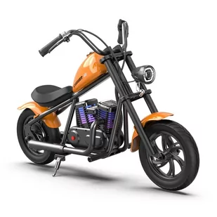 Motocykl Elektryczny dla Dzieci Hyper GOGO Cruiser 12 Plus, Opony 12 x 3 Cali, 160W, 5,2Ah, Głośnik Bluetooth - Pomarańczowy - Motocykle - miniaturka - grafika 2