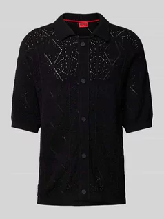 Koszule męskie - Koszula casualowa o kroju regular fit z dzianinowym wzorem model ‘Sammp’ - grafika 1