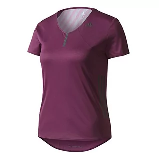 Koszulki i topy damskie - Adidas adizero T-Shirt damski, czerwony, xxs BQ8859 - grafika 1
