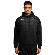 Bluzy sportowe męskie - UFC Venum Bluza Z Kapturem Replica Zenith Black Pullover Hoodie - miniaturka - grafika 1