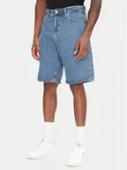 Spodenki męskie - Jack&Jones Szorty jeansowe Alex 12269532 Niebieski Baggy Fit - miniaturka - grafika 1