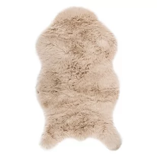 Beżowa sztuczna skóra Tiseco Home Studio Sheepskin, 80x150 cm - Dywany - miniaturka - grafika 1