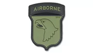 Odzież taktyczna i umundurowanie - 101 Inc. - Naszywka 3D - Airborne 101st - Zielony OD - miniaturka - grafika 1