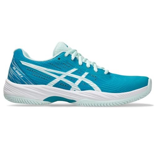 Asics Damskie trampki Gel-Game 9 Clay/OC, 3,5 UK, Turkusowy niebieski biały, 36 EU