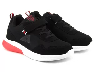Buty sportowe dziecięce, adidasy American Club ES 118/23 ES 119/23, czarne - AMERICAN CLUB - Buty dla chłopców - miniaturka - grafika 1