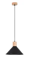 Lampy sufitowe - Czarna skandynawska loftowa lampa wisząca - A642 F9-H74 - miniaturka - grafika 1