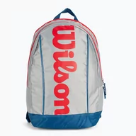 Tenis ziemny - Plecak tenisowy dziecięcy Wilson WR802380 Junior light grey/red/blue - miniaturka - grafika 1