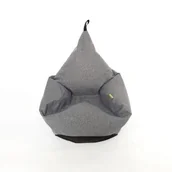 Fotele i pufy dla dzieci - Pufa Worek Dla Dzieci Tipi Spa Szary Melanż - miniaturka - grafika 1