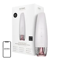 Masażery - Geske Ujędrniający masażer do twarzy 9w1 Biały - miniaturka - grafika 1