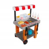 Zabawy w naśladowanie dorosłych - Zestaw stoisko z jedzeniem Street Foot Market ECOIFFIER, 25 elem. - miniaturka - grafika 1