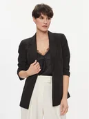 Marynarki i żakiety damskie - Vero Moda Marynarka Carla 10301555 Czarny Slim Fit - miniaturka - grafika 1