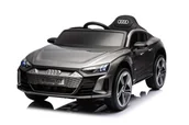 Pojazdy elektryczne dla dzieci - Autko na akumulator Audi e-tron srebrno-szary błyszczący - miniaturka - grafika 1