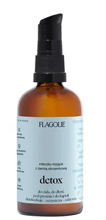Flagolie Detox - Mleczko myjące z ziemią okrzemkową 100ml - Mleczka do demakijażu - miniaturka - grafika 1