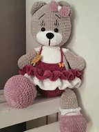 Maskotki i pluszaki - Miś wykonany na szydełku - miniaturka - grafika 1