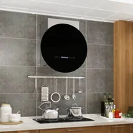 Okapy kuchenne - Shumee Okap kuchenny z dotykowym wyświetlaczem LCD i LED 756 m/h - miniaturka - grafika 1