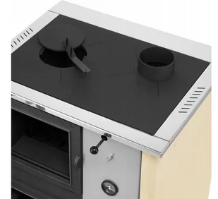 Kuchnia węglowa kocioł CO z płaszczem wodnym 12-14kW (średnica wylotu spalin: 120 mm) - spełnia anty-smogowy EkoProjekt 99681702 - Kuchnie węglowe - miniaturka - grafika 8