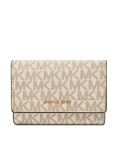 MICHAEL Michael Kors Duży Portfel Damski Bryant 32S5GYTP1B Beżowy - Portfele - miniaturka - grafika 1
