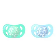Smoczki uspokajające - Twistshake Smoczek uspokajający, Niebieski, Zielony, 0-6 m-ca - miniaturka - grafika 1