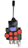 Akcesoria do hydrauliki siłowej - Rozdzielacz hydrauliczny Presko  2-sekcyjny 80l z joystickiem - miniaturka - grafika 1
