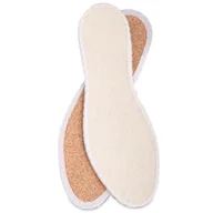 Akcesoria obuwnicze - Obszywane wkładki do butów wełna korek rozm_ 46 - miniaturka - grafika 1