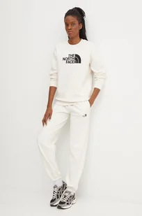 The North Face bluza Drew Peak Crew damska kolor beżowy z aplikacją NF0A89EFQLI1 - Bluzy damskie - miniaturka - grafika 1