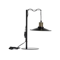 Lampy stojące - Lampka stołowa biurkowa LIGHTLOGIC LL LOKIO TL 1xE27 czarna 9W lampa - miniaturka - grafika 1
