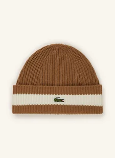 Lacoste Czapka beige - Czapki damskie - miniaturka - grafika 1