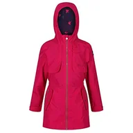 Kurtki i płaszcze dla dziewczynek - Regatta Unisex dzieci Tarana wodoodporna oddychająca w pełni wyściełana parka z odblaskowymi wykończeniami kurtki wodoodporna powłoka Księżna 3XL - miniaturka - grafika 1