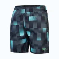 Kąpielówki męskie - Bokserki pływackie męskie Speedo Xpress Lite Allover 18" Watershort usa - miniaturka - grafika 1
