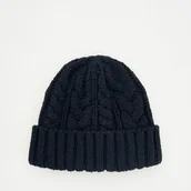 Czapki męskie - Reserved - Czapka typu beanie - Granatowy - miniaturka - grafika 1