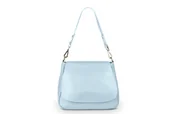 Torebki damskie - Torebka Skórzana Vera Pelle Dritto Błękitna - miniaturka - grafika 1