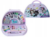 Masy plastyczne - LITTLEST PET SHOP LPS 4139 ZESTAW WALIZKA 50 ELEM. - miniaturka - grafika 1