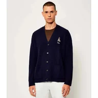 Swetry męskie - POLO RALPH LAUREN Wełniany kardigan Relaxed fit - miniaturka - grafika 1