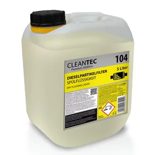 CleanTEC - Płyn do płukania DPF 104 - 5 L - Dodatki do paliw - miniaturka - grafika 1