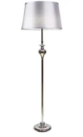 Lampy stojące - lampa Srebrna podłogowa z abażurem T031 Subilu - miniaturka - grafika 1