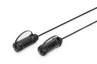 Kable - Digitus Kabel hybrydowy AOC IP68 wzmocniony HDMI 2.0 Premium High Speed 4K 60Hz HDMI A/HDMI A M/M czarny 20m - miniaturka - grafika 1
