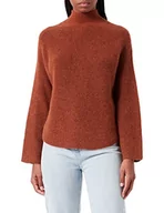 Swetry damskie - BOSS Damski sweter z dzianiny (Medium Brown), L (DE) - miniaturka - grafika 1